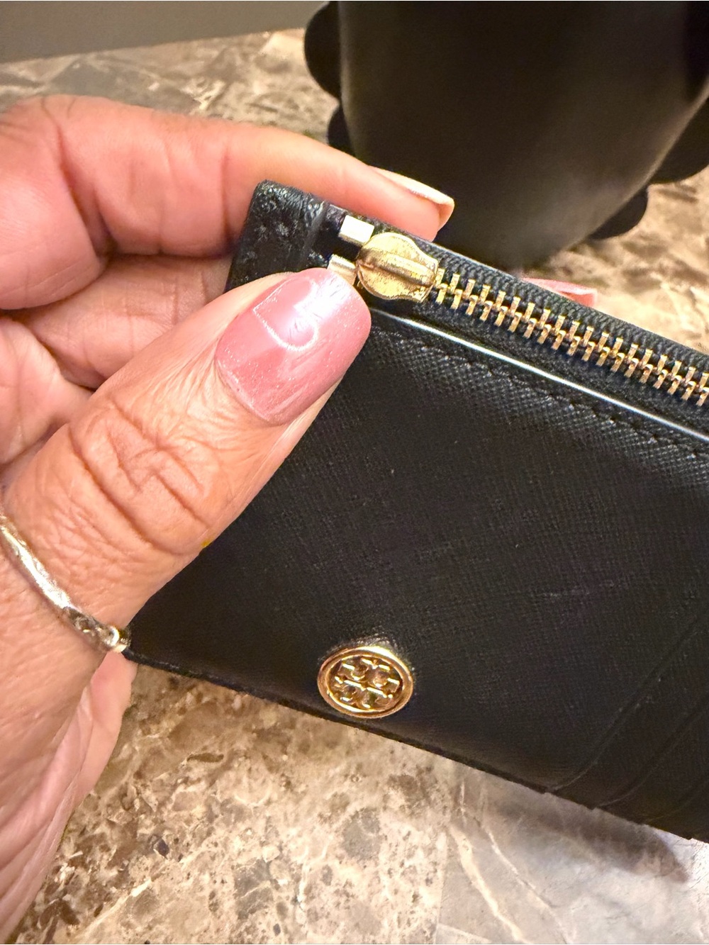 Tory Burch Zip Card Holder - Picture 5 of 7